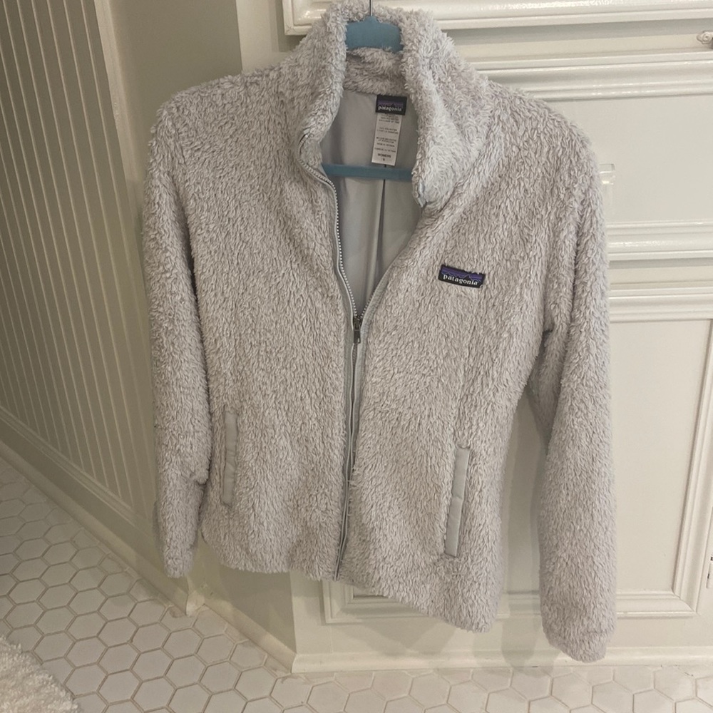 Womens small furry Patagonia jacket